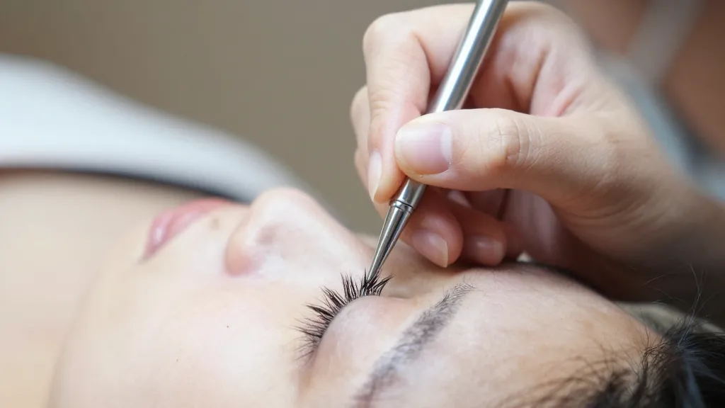 Wimpern und Augenbrauen